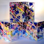 diagonal paintboxes 3 cubes 20 x 20 x 20cms 20111 sur 12 images