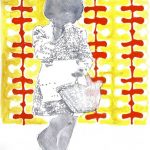 My childhood, aquarelle et feutre sur papier, 20 x 29 cm